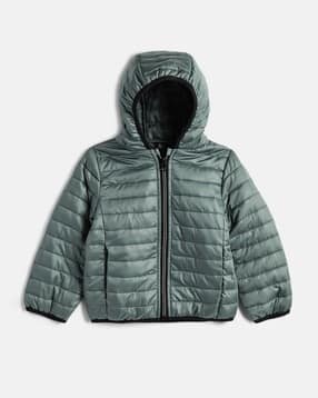 chicco Boys Quilted Hooded Jacket with Zip-Front-picture-17
