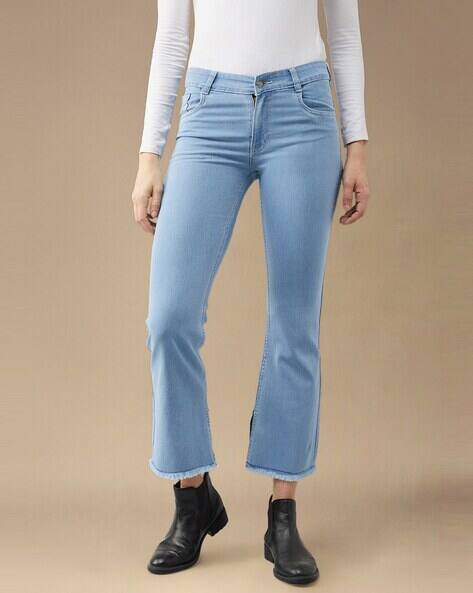 LEIA Women High Rise Bootcut Jeans