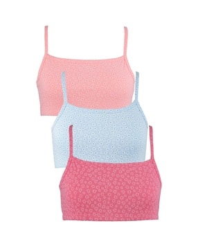 charm n cherish Pack Of 3 Floral Beginner Bra-picture-11
