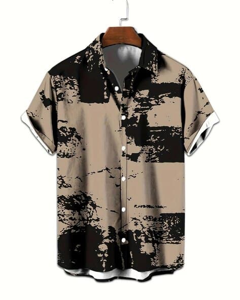 NEONOMAD Men Regular Fit Shirt with Spread Collar