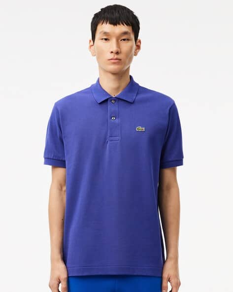 Lacoste Polo Clothes Online Buy Blue Tshirts For Men By Lacoste