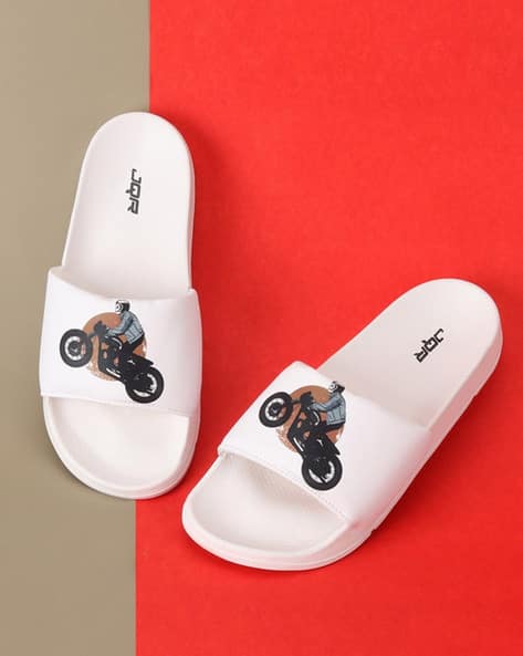 Men Slip-On Round-Toe Flip Flops