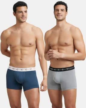 jockey Pack of 2 Super Combed Cotton Trunks with Ultrasoft Waistband-NY16-picture-11
