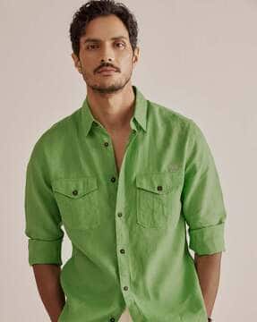 Buy Andamen Men Zip Opening Overshirt Online | Ajio.com