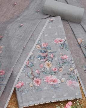 Women Printed Unstitched Dress Material