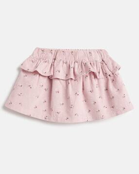 chicco Girls Floral Print A-Line Skirt-picture-21