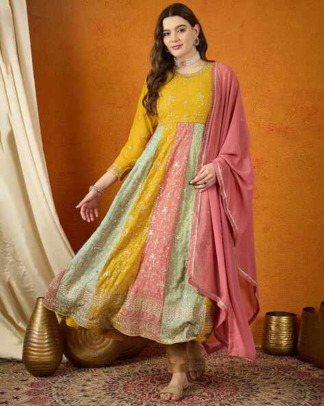 navy a line dress Pink A-Line Dress With A Shirt Collar And Thread Embroidery, Blending  Comfort And Elegance For Any Occasion. – Varanga main image 0