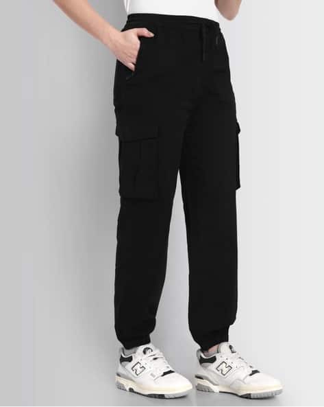Women Street Grid Cargo Joggers
