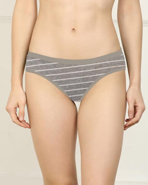 CUMSIN Women Striped Briefs