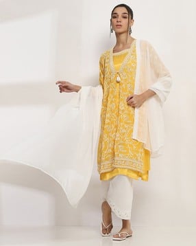 rangriti Women Dupatta with Embroidered Border-picture-46