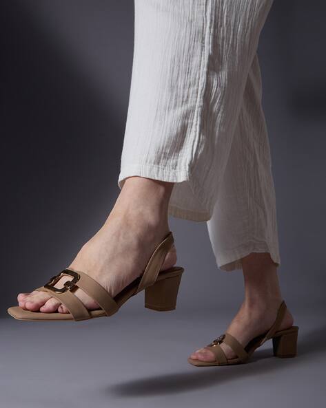 INC 5 Women Open-Toe Chunky Heeled Sandals