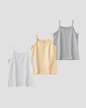 yuv Girl Pack of 3 Camisole Slips-picture-10