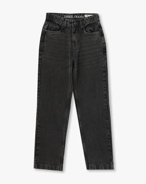 Boys Lightly Washed Loose Fit Jeans