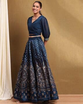 biba Women Printed Skirt & Choli Set-picture-20