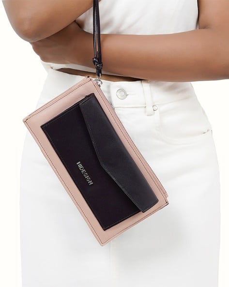 HIDESIGN Women Leather Clutch