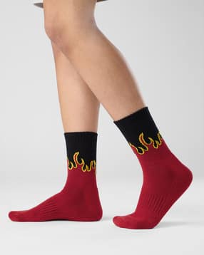 the souled store Men Graphic Print Ankle-Length Socks-picture-49