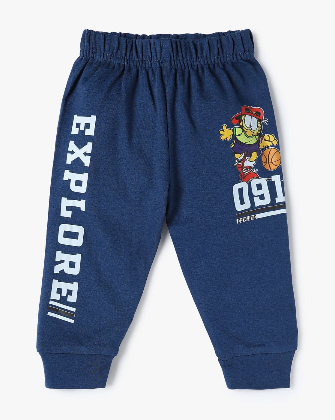 MOM'S LOVE Printed Cotton Pyjamas (Blue)