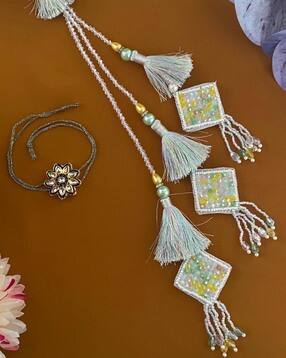 digital dress room Tie-Up Set of 2 Thread Rakhi-picture-50