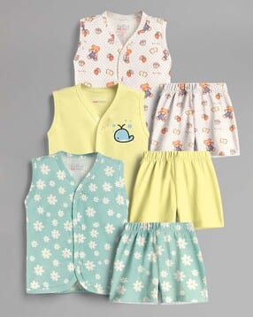 hellcat Pack of 3 Printed T-Shirts & Shorts Set-picture-40