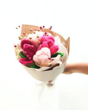 arte casa Artificial Flowers Bunch-picture-15
