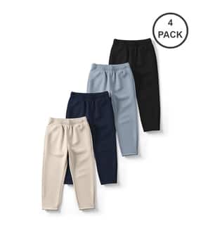 Boys Pack of 4 Straight Track Pants-image-28
