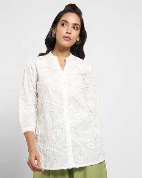 akkriti by pantaloons Women Floral Print Straight Tunic-picture-13
