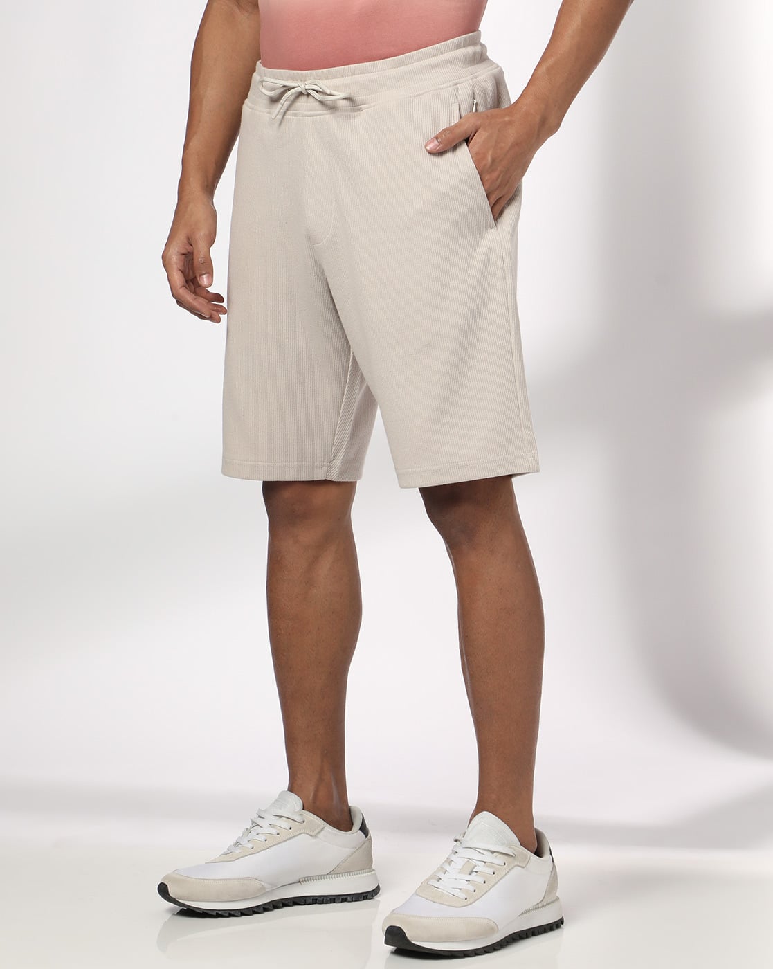 Buy Beige Shorts & 3/4ths for Men by Teamspirit Online | Ajio.com