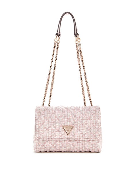 GUESS Women Peony Multi Quilted Giully Crossbody Bag