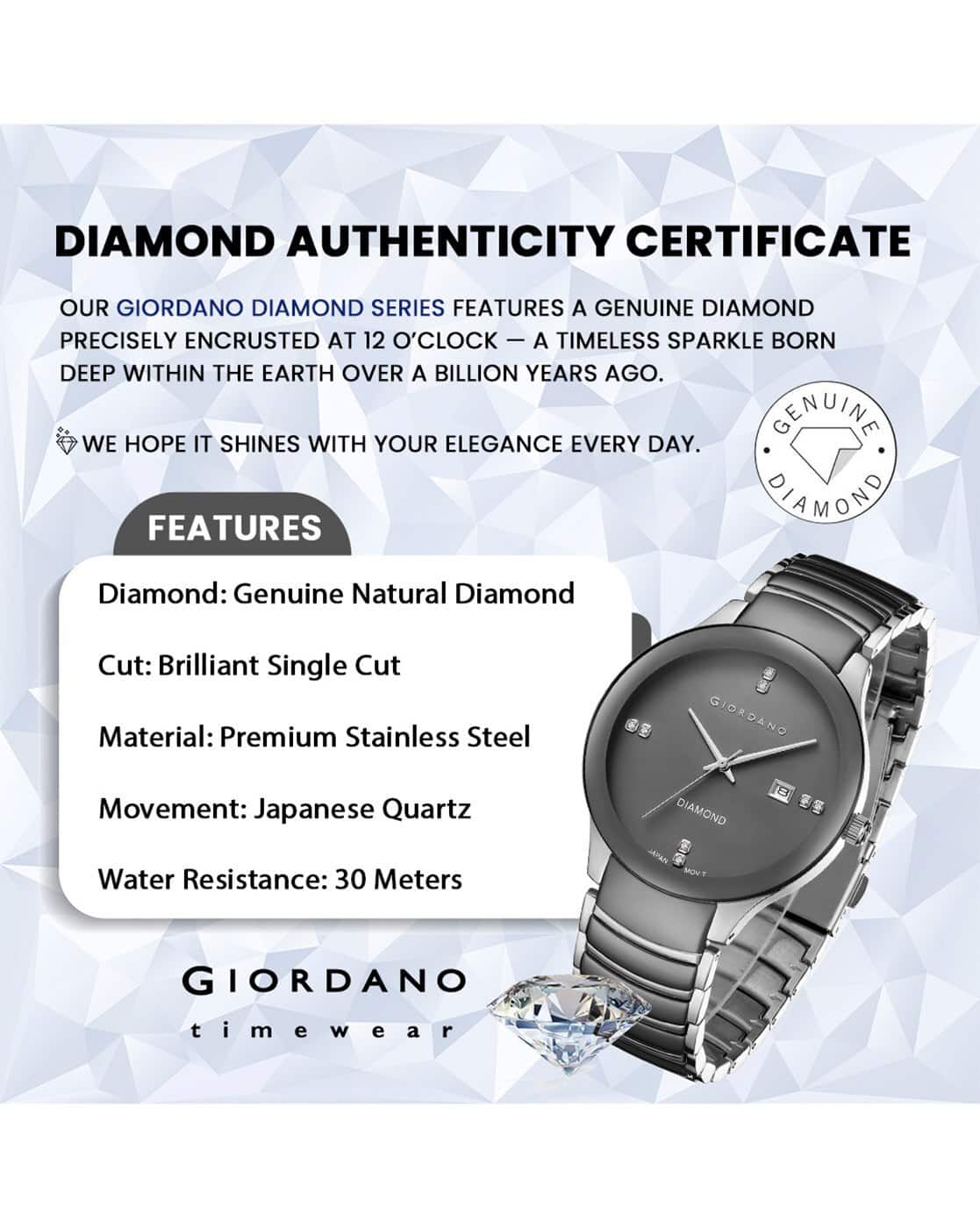 Buy Multi Watches for Men by GIORDANO Online - Main Image