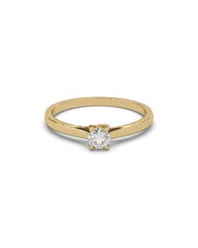 gold hartz Women Sterling Silver Gold-Plated Swarovski One Love Promise Ring-picture-35