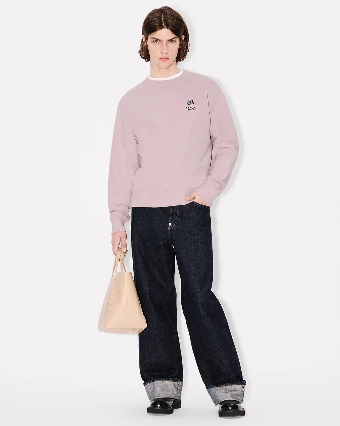Buy KENZO Gots Boke Flower Embroidered Classic Sweatshirt | Rose