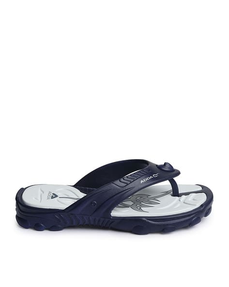 Graphic Print Thong-Strap Flip Flops