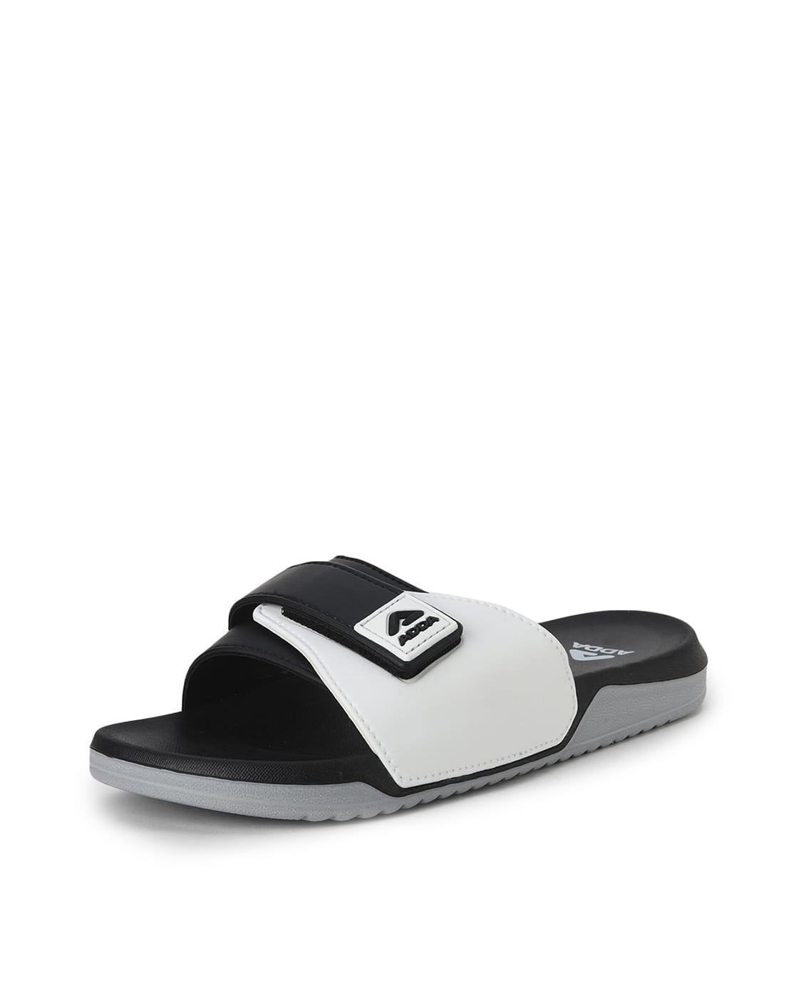 Slide Sandals Mens Adda Slippers Slip-On Slides With Velcro Fastening