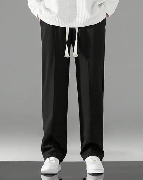 NEONOMAD Men Black Baggy Fit Cargo Pants