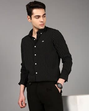 Men Striped Slim Fit Shirt