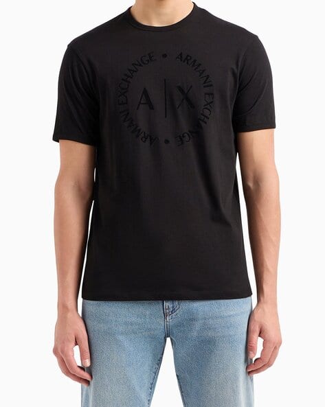 Buy Black Tshirts for Men by ARMANI EXCHANGE Online
