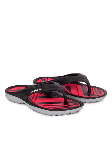 Buy Red Flip Flop Slippers for Men by ADDA Online