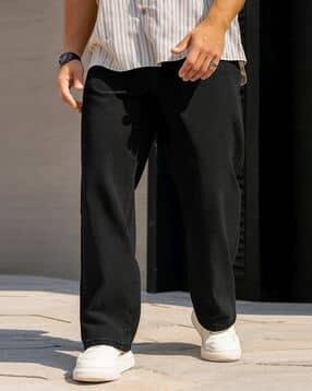 Men Mid Rise Baggy Jeans-image-32