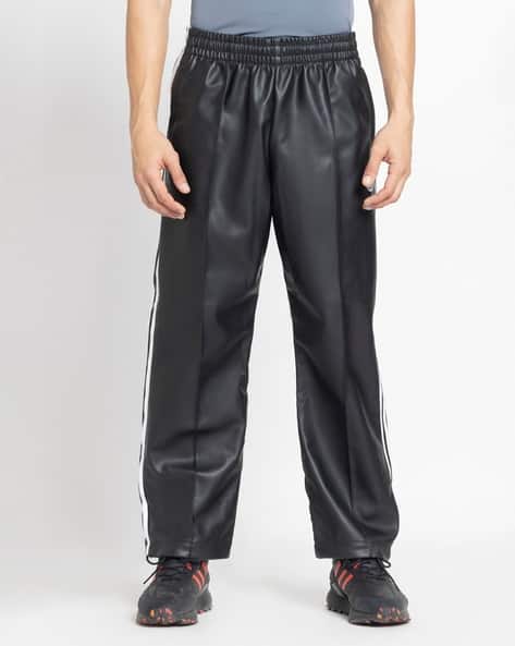 First Copy Duplicate Adidas Track Pants Adidas Black/White Zip