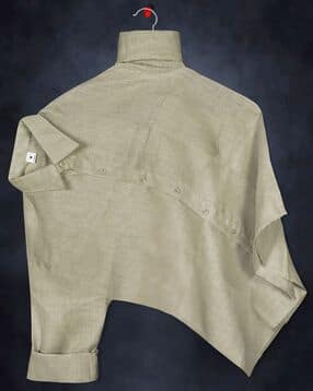 babirusa Men Spread Collar Shirt with Full Sleeves -picture-45