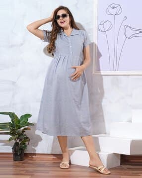 easy mom Women Maternity Nightgown-picture-8