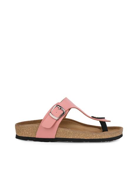 FENTACIA Women Colourblock T-Strap Flat Sandals