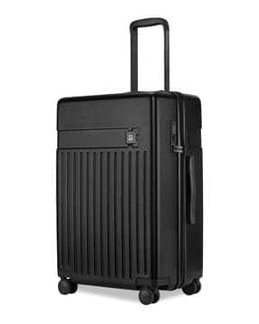 Men Striped Trolley Bags with TSA Lock-image-5