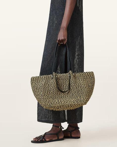 All Saints Allington Straw Tote Bag All Saints Allington Straw