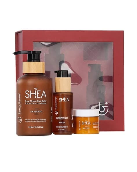 Buy Beauty Garage PROFESSIONAL Pack of 3 Shea Set Shampoo Oi