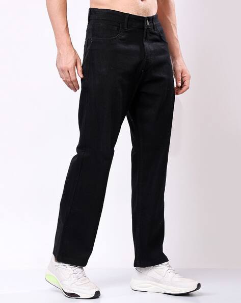 NEONOMAD Men Mid-Rise Relaxed Jeans with Fly Button Closure