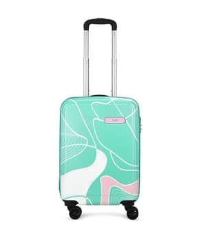 skybags Paradise Cabin Hard Luggage (55 cm) | Printed Luggage Trolley with 8 Wheels and Sturdy Anti-Theft Zipper | Unisex-picture-47