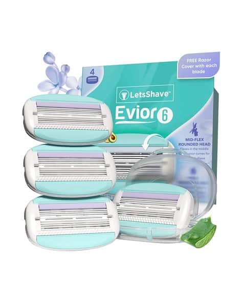 LetsShave Pro 6 Plus Razor Blades Set - Yellow