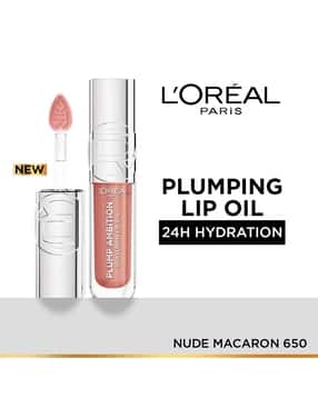 l'oreal paris Plump Ambition Hyaluron Lip Oil - 650 Nude Macaron-picture-33