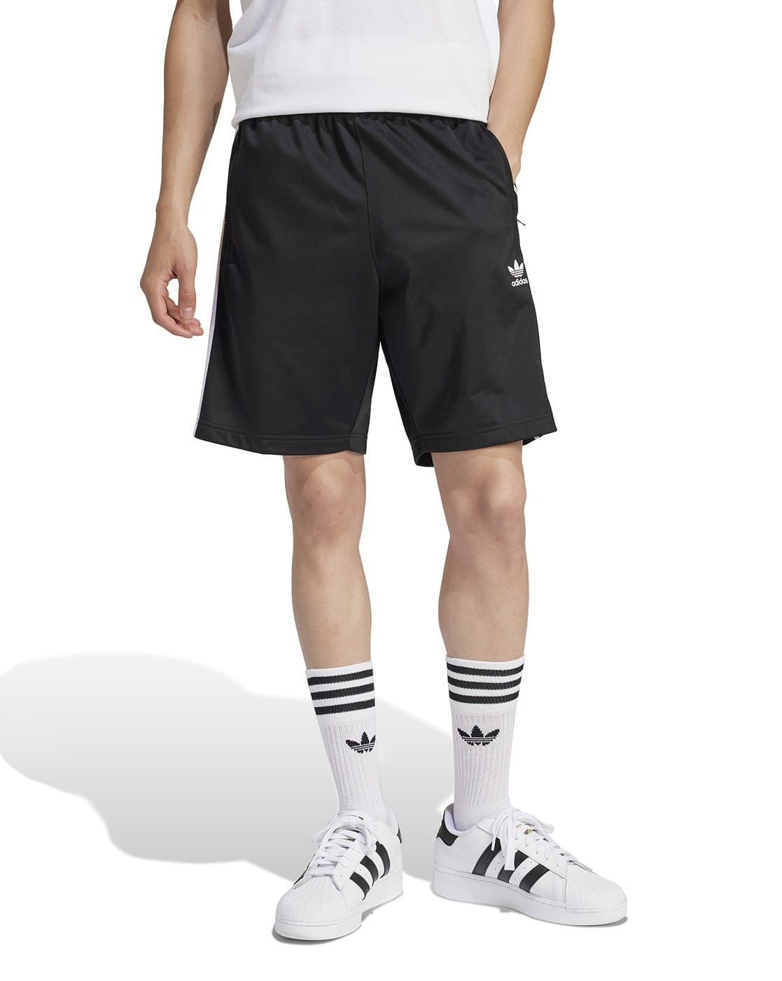 Buy Adidas Originals Fbird Regular Fit Knit Shorts Online | Ajio.com